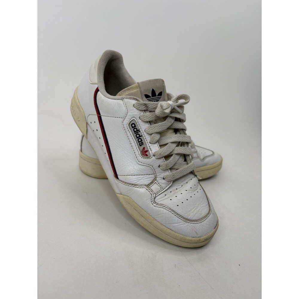 Adidas Continental 80 Shoes Mens 7 White Leather Red Navy B41674